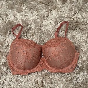 Dream angels lightly lined Demi bra with rhinestones